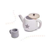 Serviciu de cafea de jucarie, din lemn, pentru 2 persoane
